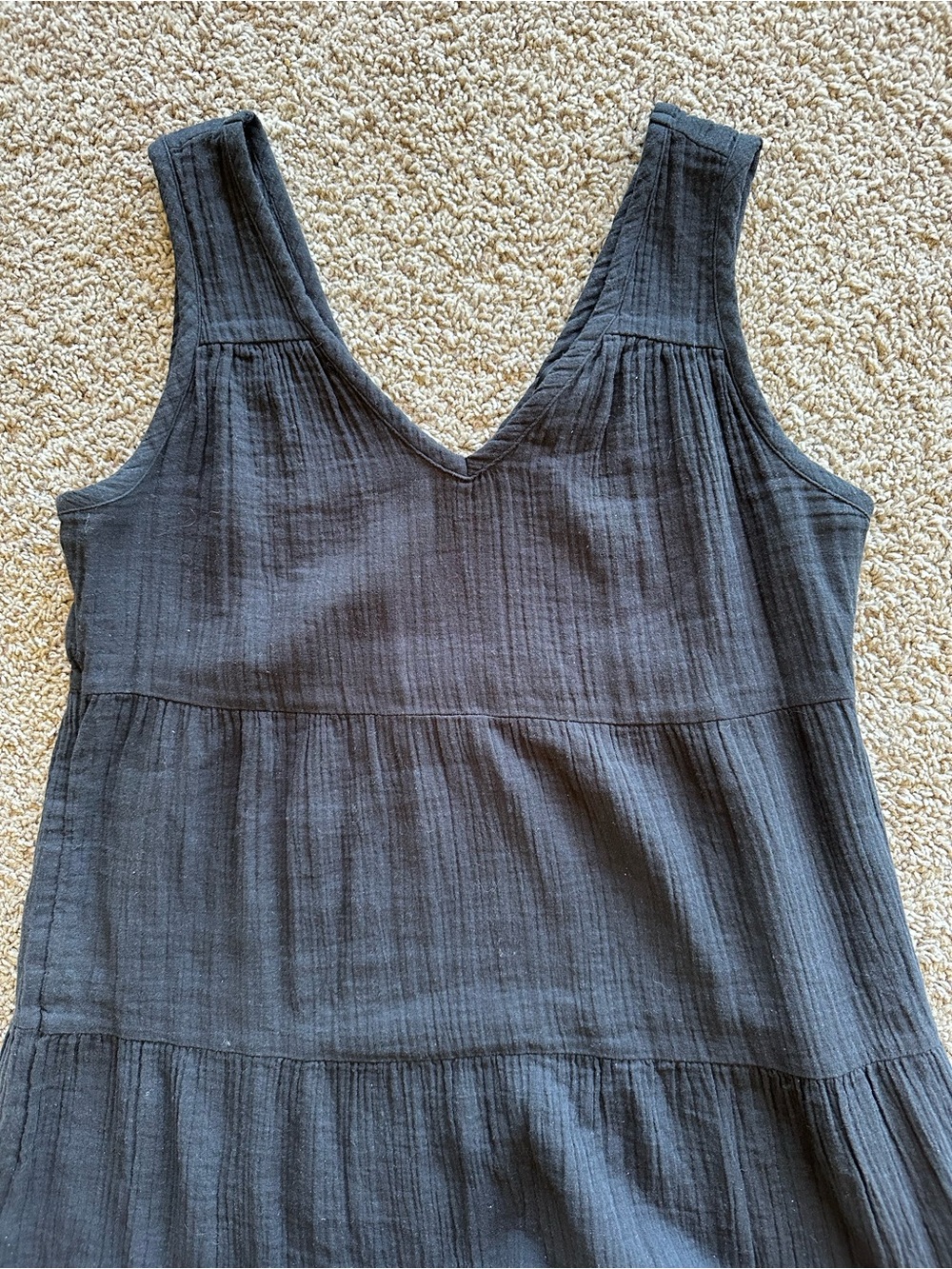 Quince Cotton Gauze Tiered Maxi Dress - Picture 7 of 9